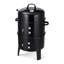 Barbecue au charbon de bois double couche d'extérieur, fumoir vertical au bois avec four à braiser, cuisson uniforme à 360° et faible dégagement de fumée, idéal pour la cuisine en plein air, sur la terrasse ou en camping.