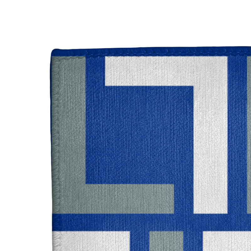 Geometric Indoor Rug, Rectangle 8' x 10'