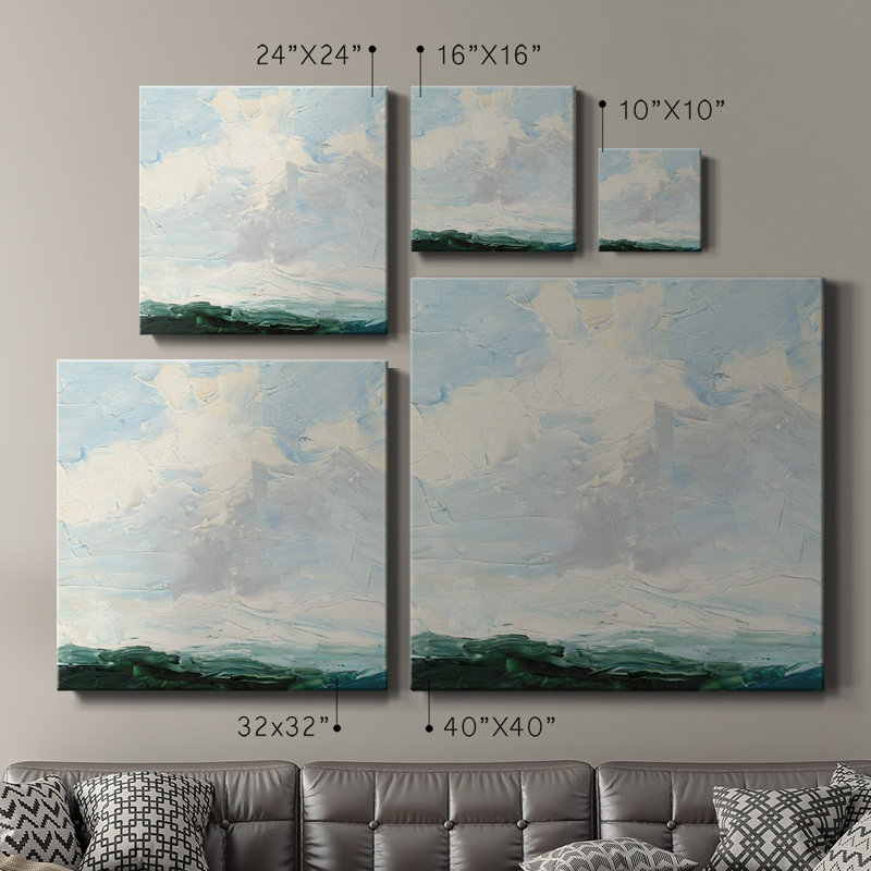 Toile tendue perdue dans les nuages I-Premium Gallery - prête à être accrochée