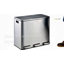 Poubelle et bac de recyclage multi-compartiments en acier 54 gallons Steel-136031944