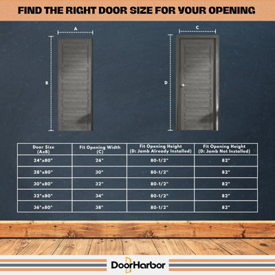 Interior Door Slab Only (Not Prehung), 5-Panel Flush Design, Engineered Grey Oak Veneer Primed, Solid Core, Available Pre-Drilled (Left or Right Door Handing) for Swing Doors or Non Pre-Drilled (Reversible Door Handing) for Sliding, Swing, or Pocket Use