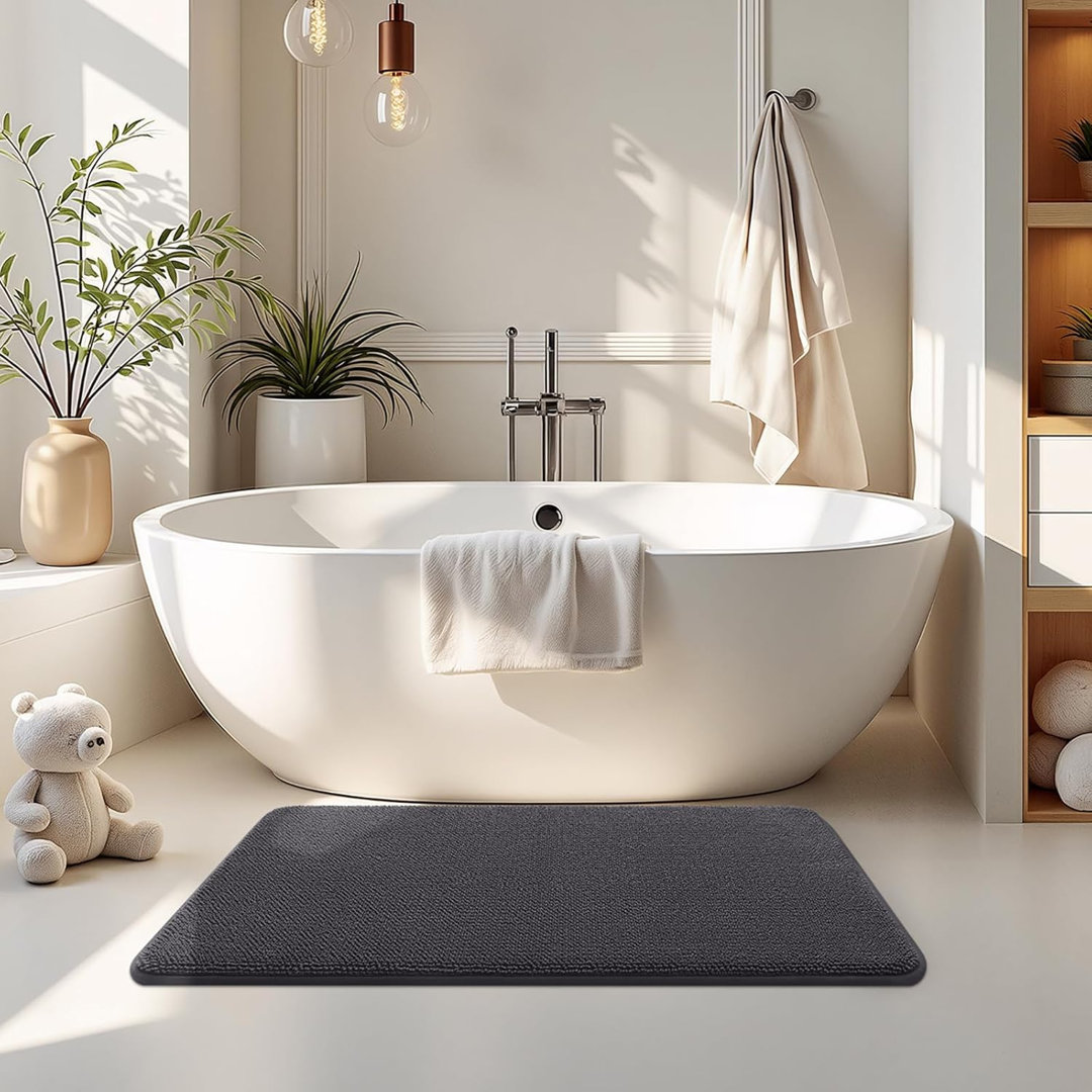 40Ã60cm Memory Foam Absorbent Non-Slip Washable Bath Mat