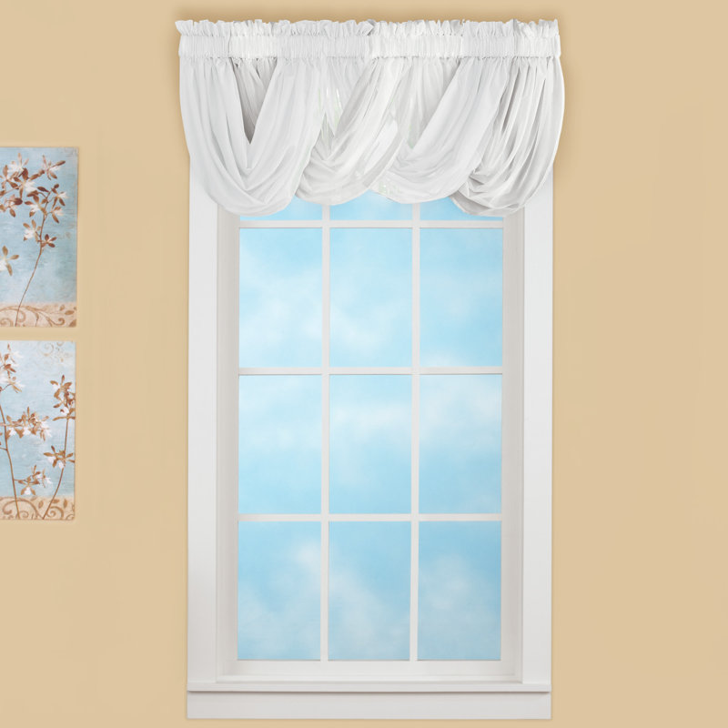 Furman Swag Window Valance, White
