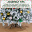 Arbre de Noël artificiel pré-éclairé-155233476-260476115