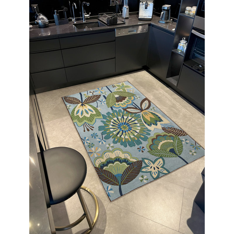 Tapis rectangulaire Finklea, Tapis de couloir 3 pi 4 po x 9 pi 11 po