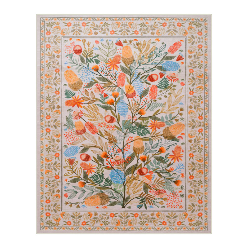 Tapis de salle à manger Kaldi, Rectangulaire 8 pi x 10 pi