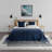 Ombre Machine Woven Polyester Area Rug in White-317178716