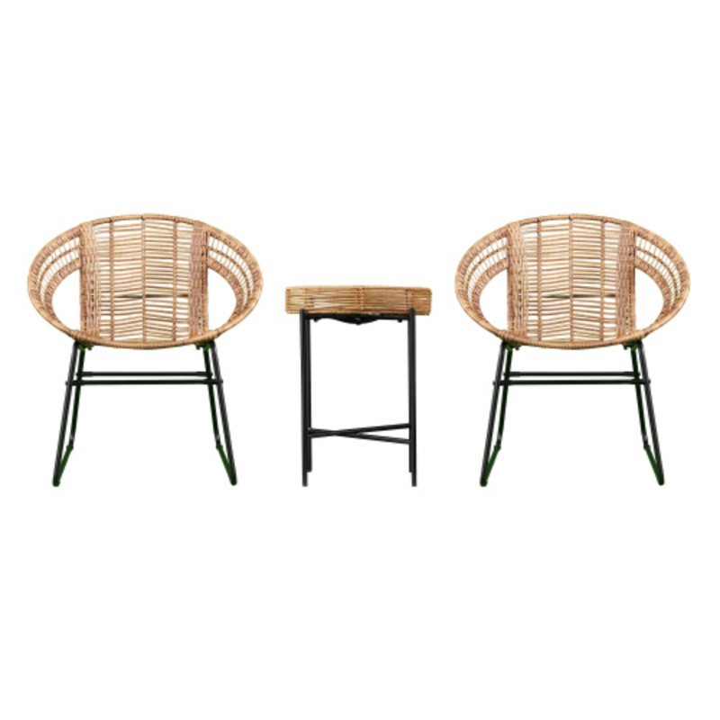 Ensemble de bistro 3 pièces pour le brunch et le jardin