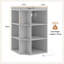 86cm H x 51cm W Corner Bookcase-684848147