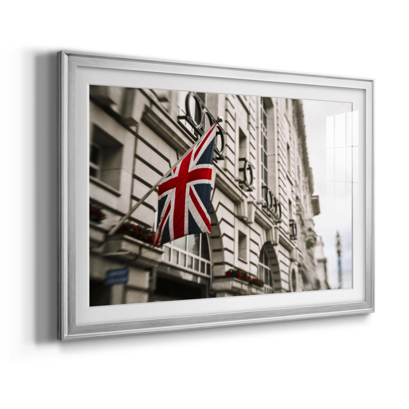 London Scene II - reproduction de cadre photo, L 42,5 po x H 30,5 po, Argent