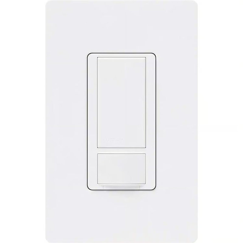 Lutron 5 Amp Single Pole Motion Sensor Alarm/Sensor Switch Watthite 1 Pack
