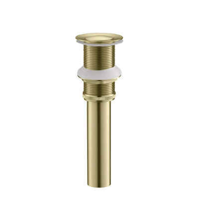2.44'' W Brass Bathroom Vessel Sink Pop Up Drain Stopper, Without Overflow