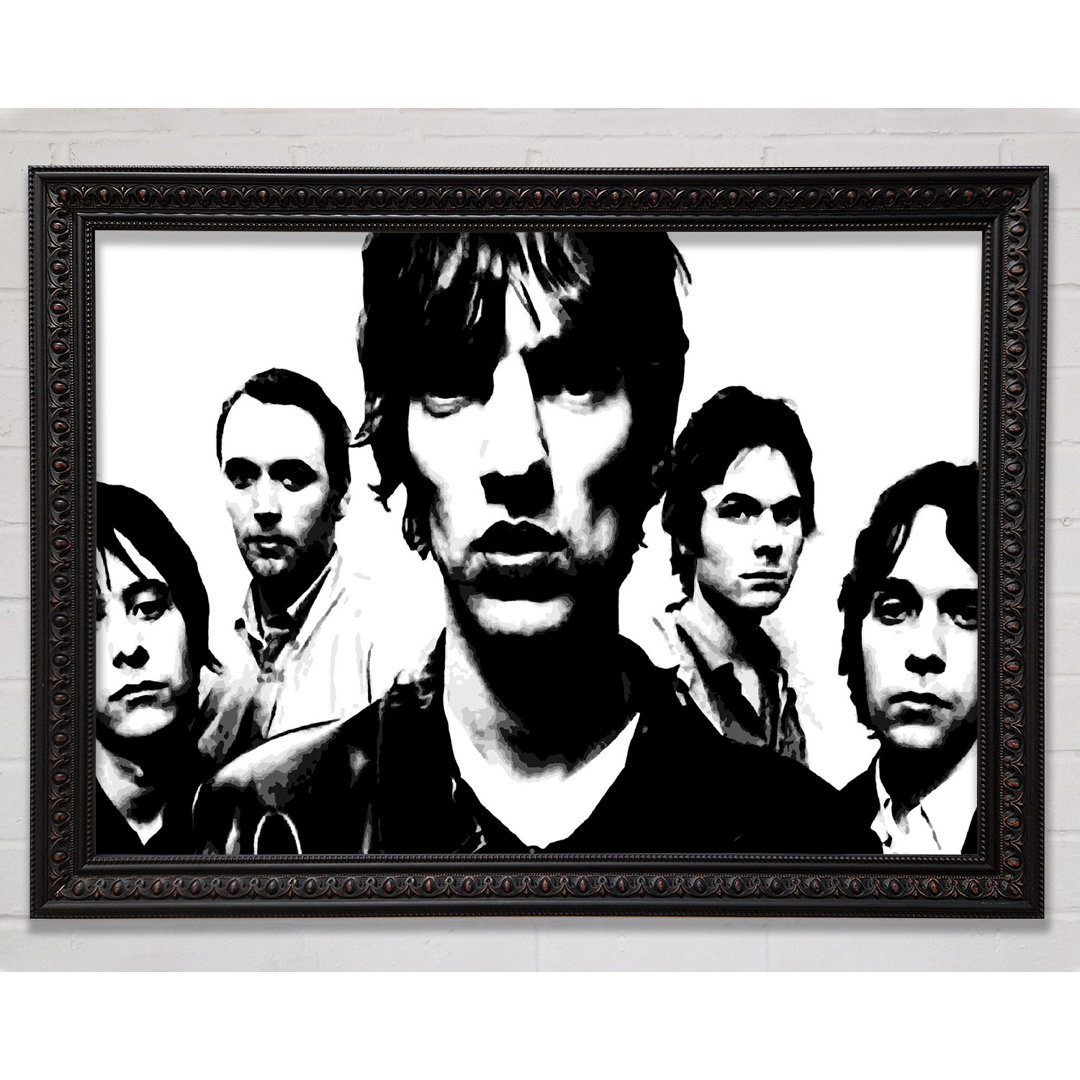 The Verve - Einzelne Bilderrahmen Kunstdrucke