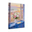 «Plants & Flowers Window View Roses Beach Sunset», art sur toile-1868661068