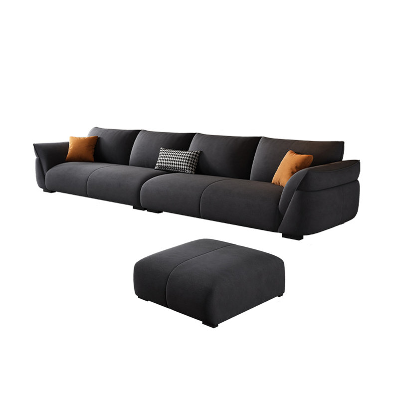 Modern simple casual flannelette sofa set