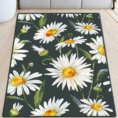 Tapis d'entrée de qualité supérieure (4,9 x 6,6 pi), 100% polyester, hauteur de velours de 0,2 po | Antibactérien, antidérapant sous la surface | Lavable à la machine, durable et facile d'entretien, parfait pour le décor du salon ou du vestibule