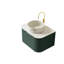 Meuble-lavabo de salle de bain mural à bords flottants courbés avec tiroir Dina-2092713535