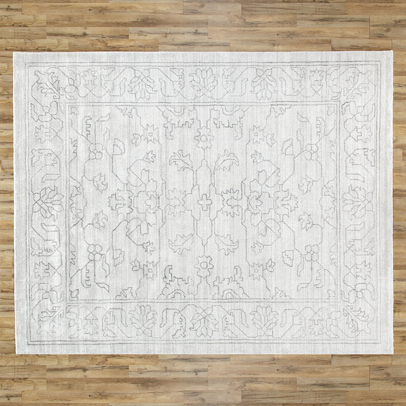 Mann Viscose Oriental Indoor Rug, Rectangle 2' x 3'
