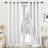 Faux Linen 100% Blackout Thermal Insulated Noise Reducing Grommet Curtains (Set of 2)-242172182-242172176