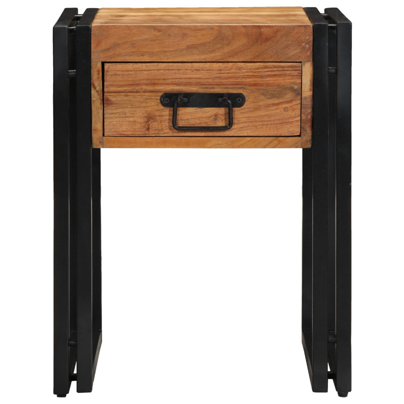 Solid Wood End Table