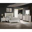 Table de chevet contemporaine à 2 tiroirs 1Pc Mist