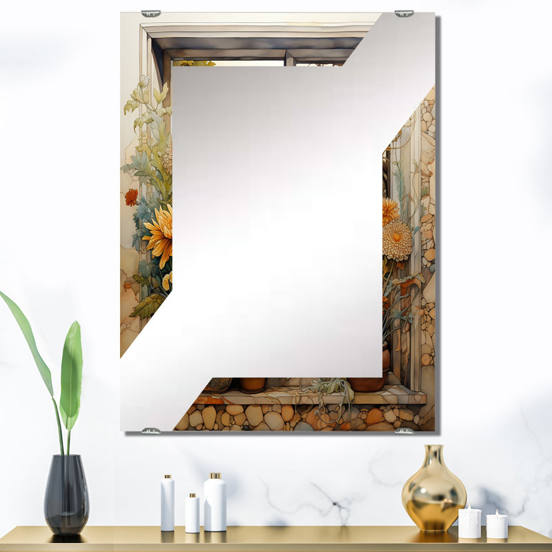 Azelle - Miroir de fenêtre mural MIR134039, 40 po x 30 po