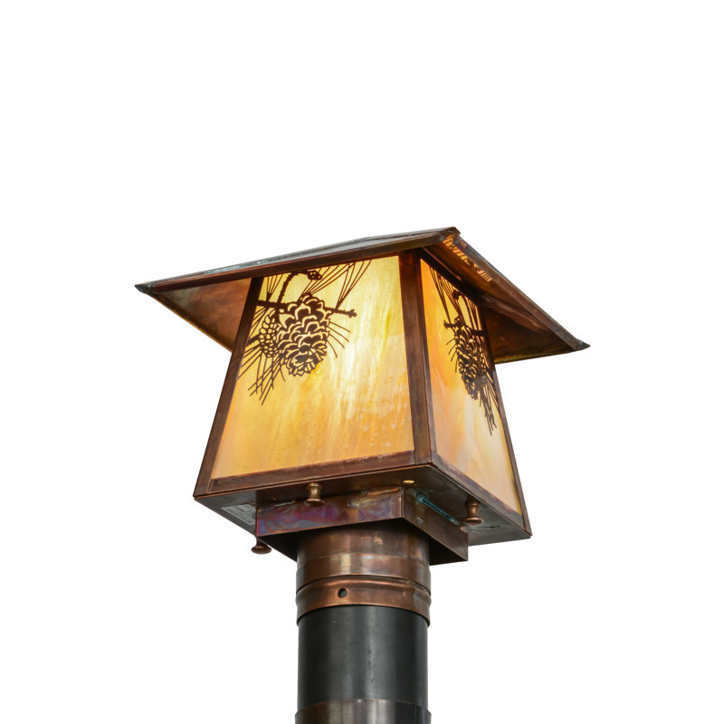 1 - Light Lantern Head, 12" H x 11.5" W x 8" D