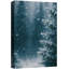 «Snowy Evergreen Branches in Winter Forest Atmosphere», reproduction d'art sur toile encadrée-74302259-74302268