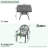 Agamveer 4 - Person Patio Dining Set Square Table with Cushions Included-740112456