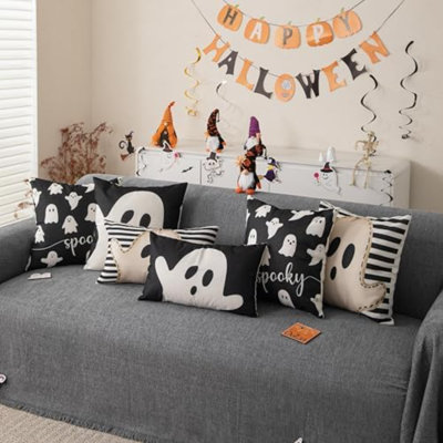 Housse de coussin d'Halloween 18X18