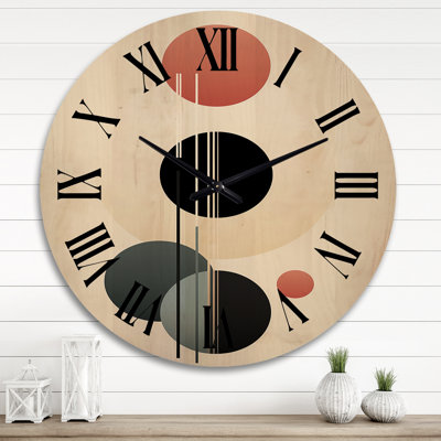 Horloge murale Waning with the Moon
