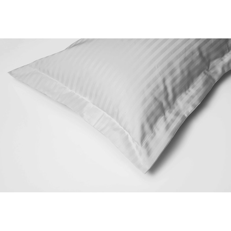 Luxury 540 TC Satin Stripe Hotel Suite Range 100% Cotton, Platinum