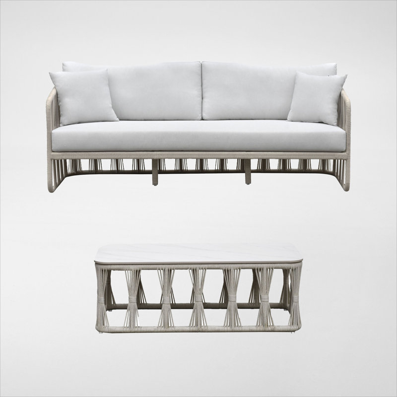 Ensemble de sièges Chaffins, blanc, 2 pièces