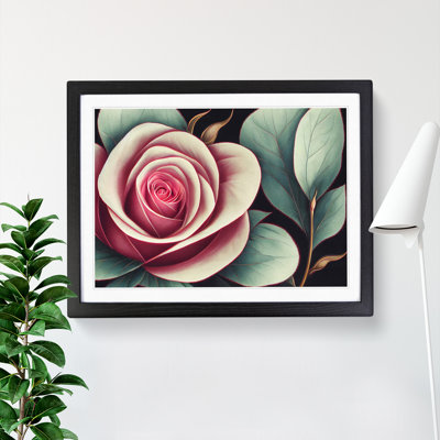 Splendid Rose Flower - Framed Print