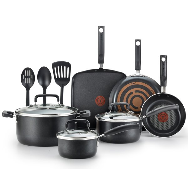 T-Fal 12-Piece Signature Cookware Set - B061SC74