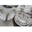 Marble Venice Fog Bone China Salad/Dessert Plate
