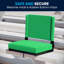 Fauteuil de stade rembourré Fender avec poignée et crochet de gradin-1895928318