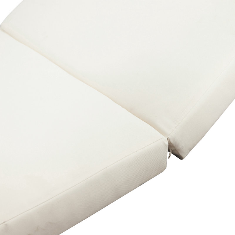 Coussin de chaise longue d'extérieur pliable Breezeway, Beige