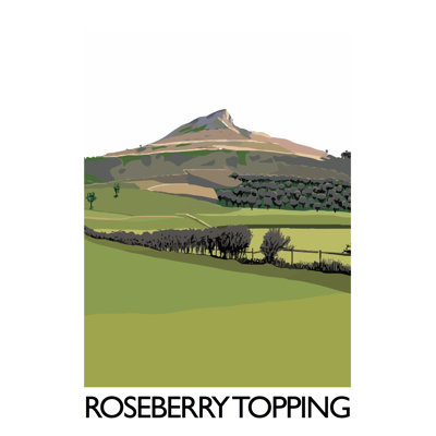 'Roseberry Topping 4' by Richard O'Neil - Print