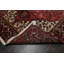 Tapis de zone en laine 6 pi x 8 po one-of-kind noué la heriz rouille Tionesta