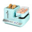 Station de petit-déjeuner Nostalgia Retro 3-en-1, turquoise