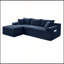 Canapé d'angle modulaire Cloud de 106,3 pouces avec méridienne en L et assise profonde. Aucun assemblage requis.-1940349732