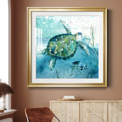 «Farm Tub Pig» - peinture encadrée