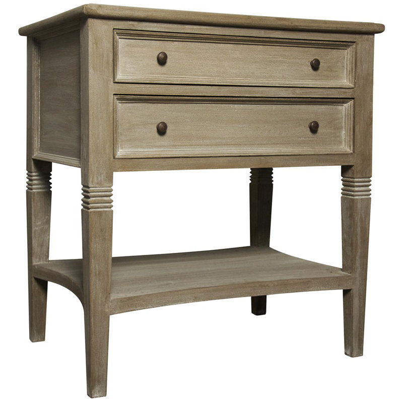 Table de bout avec rangement Oxford, Délavé