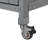 Rustic Foldable Outdoor Kitchen Island With Stainless Steel Top And Fir Wood Frame-124955584