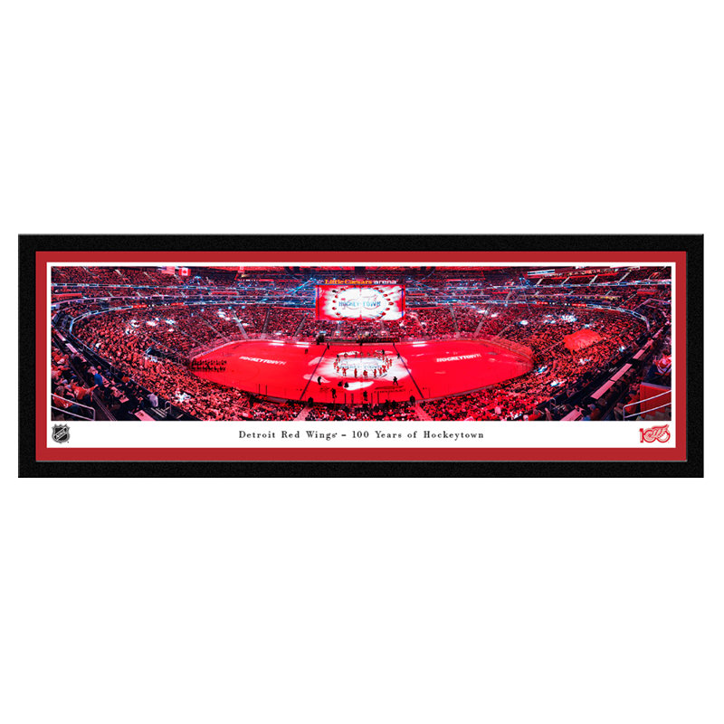 Detroit Red Wings, Centennial Stick Salute - Cadre sélectionné