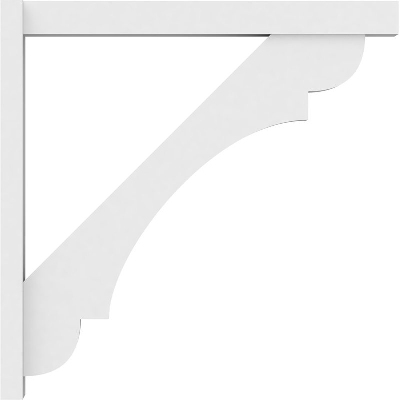 5 po x 5 po x P 36 po x H 36 po de conception architecturale en PVC de qualité architecturale avec embouts, L 5 po