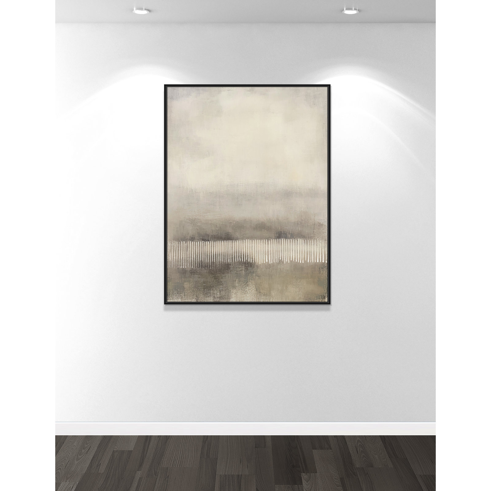 Balanced Silence I Print by Irena Orlov, 49.5" H x 37.5" W, Black Floater