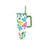 Stainless Steel 40 Oz. Tumbler, Painterly Bouquet