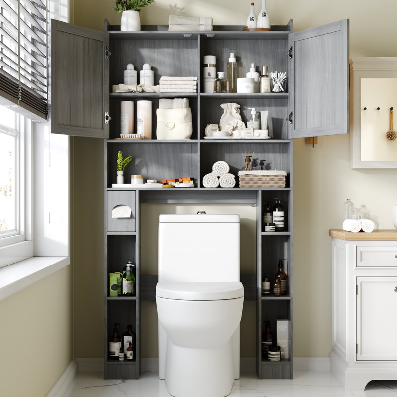 Over The Toilet Storage Cabinet, Wash Gray